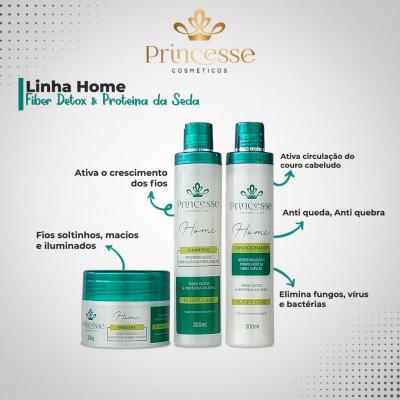 Fiber Detox & Proteina da Seda - Linha Home